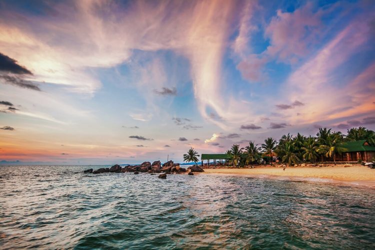 sunset in phu quoc - one of most beautiful beaches in Vietnam